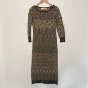 Anthropologie Sparrow S Politico Maxi Sweater Dress